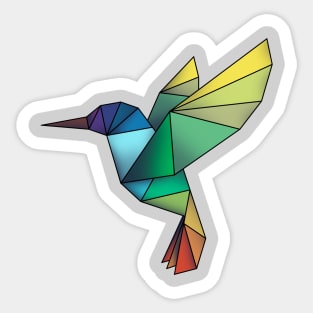 Prisma Hummingbird Sticker